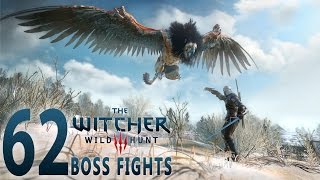 Witcher 3  Boss Fights Death March No Damage Combat Build 62 Battles Patch 106 [upl. by Zitvaa]