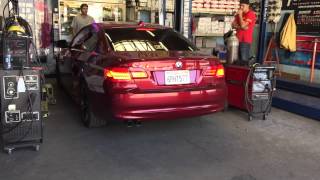 BMW 328i coupe muffler delete [upl. by Roti]