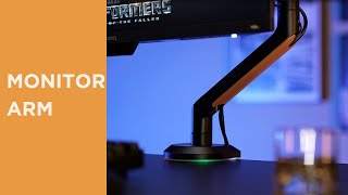 Elemental RGB Gaming Monitor Arm LDT63C012GL [upl. by Lea997]