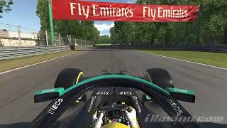 iRacing Mercedes W12 Realistic Crash at Monza  Onboard [upl. by Erlinna732]