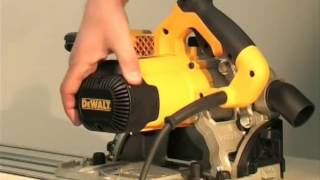 594153  Scie circulaire plongeante 1300 W  DWS 520 KR  DEWALT [upl. by Aliakim751]