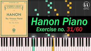 Hanon Piano Exercise no3160  Philic Piano [upl. by Arratal]