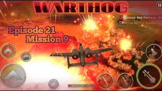 Gunship Battle Episode 21 Mission 9 GunshipBattle Warthog [upl. by Ardnwahsal]