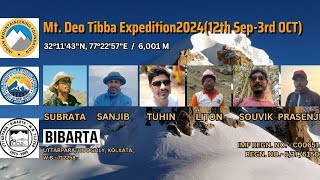 Mt Deotibba Expedition  6001 Mt organised by BIBARTA Uttarpara WB Alpineattempt bibarta [upl. by Alrac]