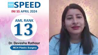 13th Rank AML MCH Plastic Surgery INISS April 2024 Dr Devasha Rathour inisspreparation [upl. by Liebermann]