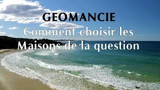 GEOMANCIE  LECON 4  Comment déterminer les maisons de la question [upl. by Yud]