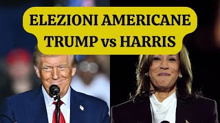 ELEZIONI AMERICANE 2024 Kamala Harris vs Donald Trump [upl. by Nylcaj]