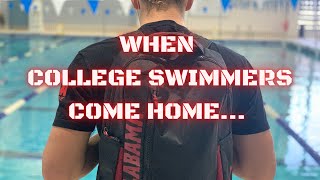 When College Swimmers Come Home [upl. by Eirbua]