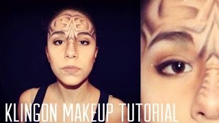 Klingon Makeup Tutorial [upl. by Rozek]