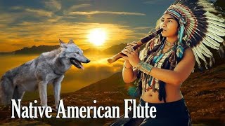 Flute Music Native American Relieve Anxiety Deep Sleep Study [upl. by Latona359]