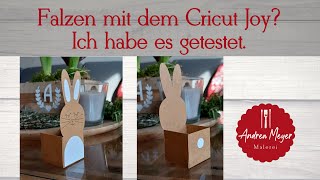 Falzen mit der Cricut Joy Ich habe es ausprobiert [upl. by Worrell]