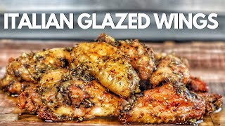 Italian Glazed Chicken Wings Are So DELICIOUS [upl. by Oguh587]