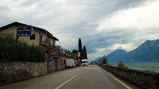 Gardasee Lago di Garda Ostseite Malcesine Porto Garda Schlechtes Wetter Reise nach Italien [upl. by Sidonius340]