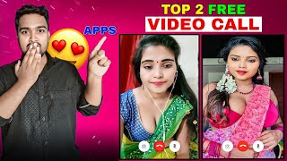 Top 2 Free Video Call App Girl No Money No Coins  Free Live Video Calling Chat App  Video Call App [upl. by Odrahcir]