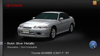 Gran Turismo PSP  Toyota SOARER 25GTT 97 [upl. by Lockhart]