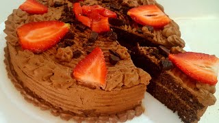 TARTA O PASTEL DE CHOCOLATE KETO low carbcetogenica SIN GLUTEN [upl. by Jat]