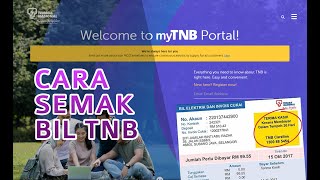 CARA SEMAK BIL TNB  BIL ELEKTRIK [upl. by Ayatnahs520]