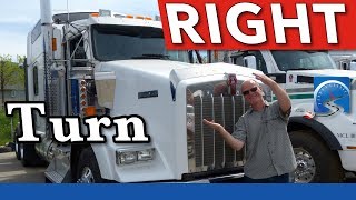 How to Turn Right In A Large Vehicle to Pass Your Road Test [upl. by Atnauqal]