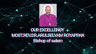 MostRevDrArulselvam RayappanBishop of salemwelcome speechDiamond Jubilee Inauguration251024 [upl. by Retsae]