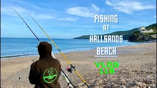 Sea Fishing Uk  Fishing Hallsands Beach Devon  New Blackrock Rods Showcased  Vlog115 [upl. by Rusert]