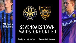 Sevenoaks Town Vs Maidstone United 240718 [upl. by Cand]