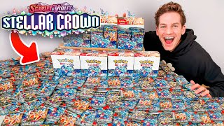 Opening 100x Pokémon Stellar Crown Booster Packs [upl. by Jose]