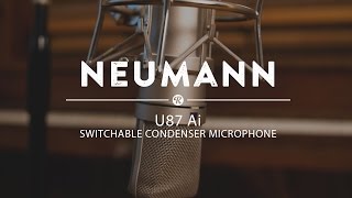 Neumann U87 Ai Switchable Condenser Microphone  Reverb Demo Video [upl. by Mcgrath504]