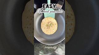 Aata pancake recipeWheat flour pancake recipeEasy and healthy wheat pancake [upl. by Benildis]