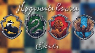 Harry Potter Hogwarts houses edits✨ [upl. by Krakow960]