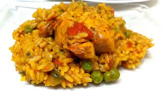 Arroz con Pollo y Verduras 🍗 Recetas con Arroz ✅ [upl. by Pandolfi]