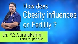 Hi9  How does Obesity influences on Fertility  Dr YSVaralakshmi  Fertility Specialist [upl. by Syverson418]