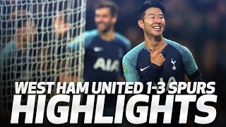 HIGHLIGHTS  West Ham United 13 Spurs Carabao Cup Fourth Round [upl. by Sinnod]