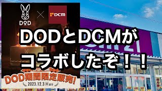 【DOD x DCMコラボ】ついに身近なホムセンでDOD商品が手に取れる！〜期間限定popup store12032023まで開催中〜 [upl. by Pliam482]