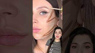 Shocking Instant Face Lift Hack makeup makeuptricks contourhack skincaretips thelifestylevogue [upl. by Nyrb]