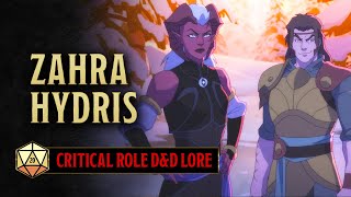 Zahra Hydris Tiefling Warlock  Critical Role Vox Machina DampD Lore shorts [upl. by Stoecker]