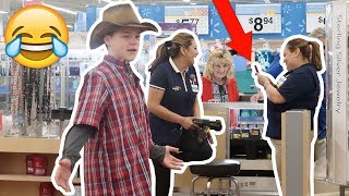 YODELING IN WALMART PRANK KICKED OUT [upl. by Scotti]