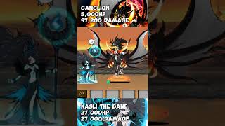 Kasli the bane vs Ganglion thebattlecats games battlecatsapp battlecats pvp [upl. by Dacy231]