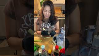 SOUND ON 🗣️ Vietnamese lemongrass pork marinade 😋😋 dailyvlog cooking recipe foodpreparation [upl. by Wolfgang759]