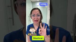 BENEFICIOS DE MASTICAR BIEN TU COMIDA 🍐🌰 alimentacionsaludable dieta nutricion [upl. by Pederson]