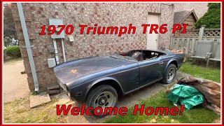 1970 Triumph TR6 PI Welcome Home [upl. by Venterea]