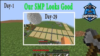 SMP ReconstructionMinecraft 100 Days Challenge SMP part 29 [upl. by Aliuqet]