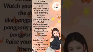 Jennie boombayah rap Blackpink Fun with jiko Jennie❤️❤️ [upl. by Mikal]