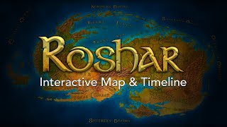 Roshar Interactive Map amp Timeline Announcement Trailer [upl. by Noffets519]