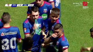 Steaua rezolvă meciul cu Slobozia Gol frumos marcat pe Ghencea [upl. by Rydder980]