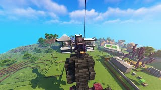 Building Stacking Raid Farm In My Main World  Minecraft 120 Live [upl. by Reginnej]