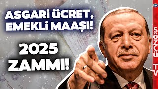 Asgari Ücret ve Emekli Maaşında 2025 Zammı Hesabı Yeni Seviye Ortaya Çıktı En Düşük Aylık [upl. by Grogan]