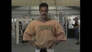 Samir Bannout  American Muscle Magazine  back training 1989 [upl. by Aubreir]