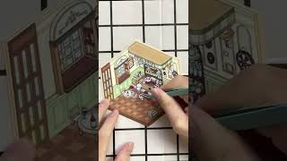 2 Music Bar DIY Cute Ancient Chinese Style Panda House Cutout  Easy Scrapbook Craft Tutorial [upl. by Hasile295]