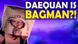 DAEQUAN IS BAGMAN  DEFENSE AGAINST STREAM SNIPERS  HIGH KILL FUNNY GAME Fortnite Battle Royale [upl. by Hsotnas]