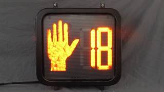 Newer GE countdown Pedestrian Traffic SIgnal [upl. by Feldt]